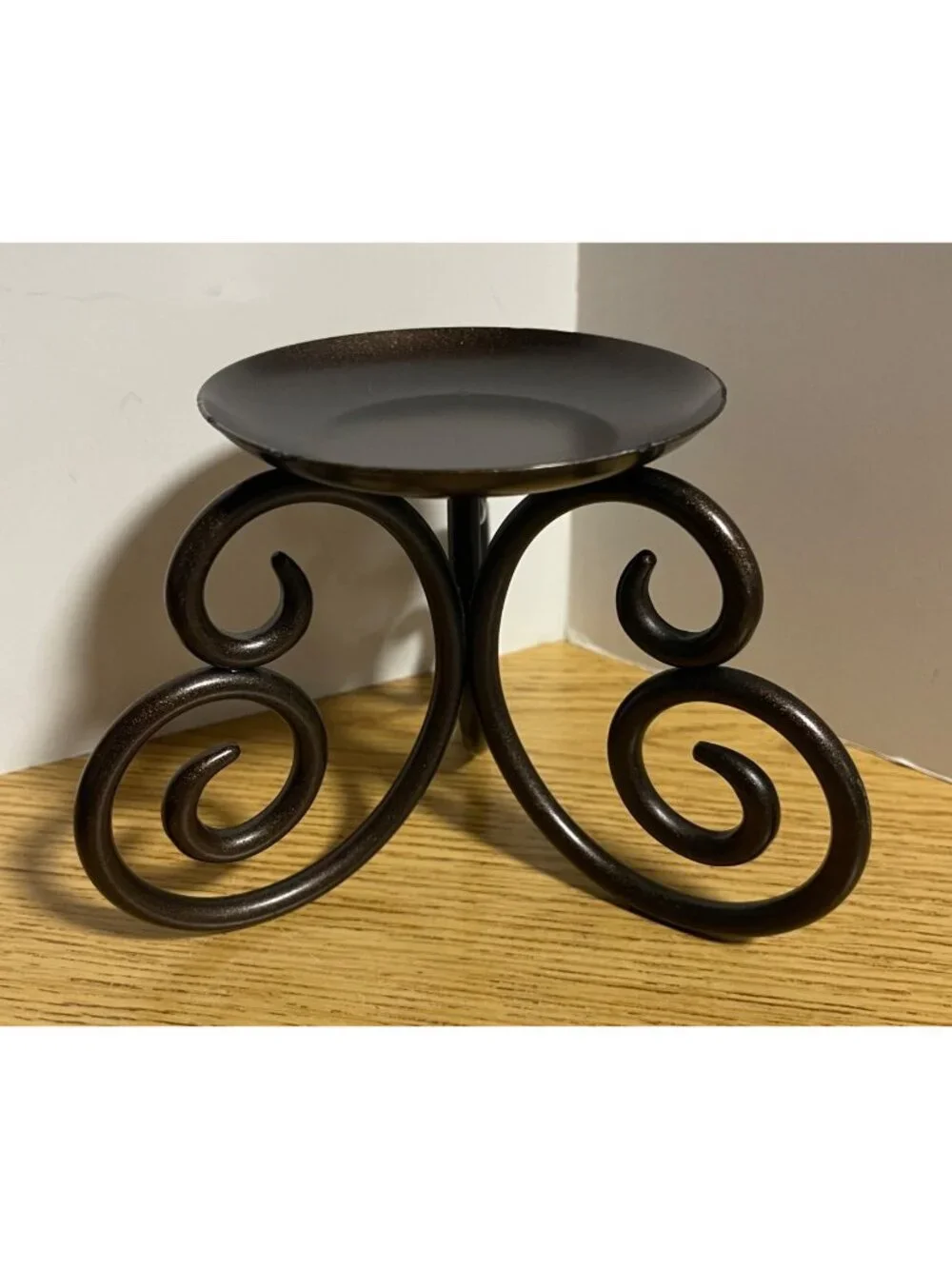 PartyLite Wrought Iron Viking Pillar Candle Holder